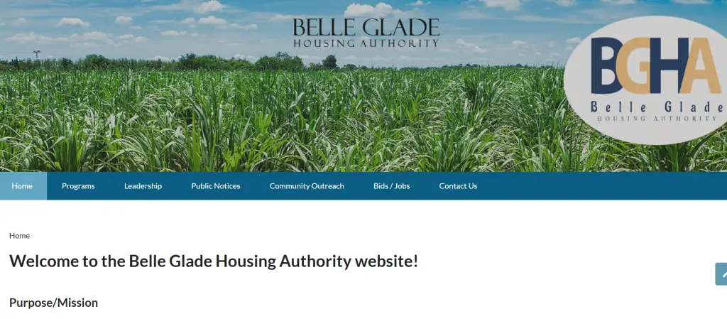 Credits: Belle Glade Housing Authority, low income housing with no waiting list in palm beach,