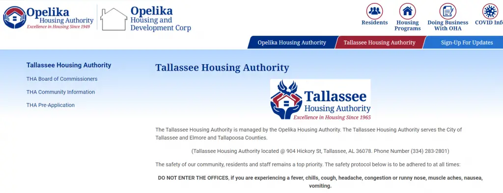 Credits: Tallassee Housing Authority, Low Income Housing With No Waiting List in Idaho,